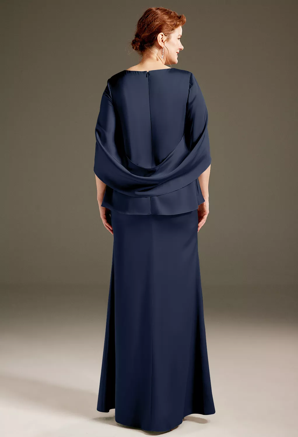 AW Marian Dark Navy  Mother of the Bride Dresses